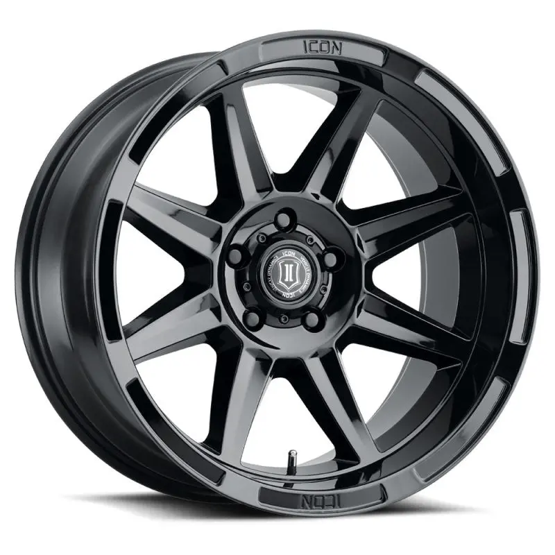 Icon Bandit 20X10 / 5X150 / -24Mm / 4.5In Bs / 110.10Mm Bore Gloss Black Wheel 1