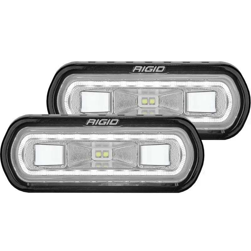 Rigid Industries | Sr-L Series Surface Mount Led Spreader Pair W/ White Halo - Universal 1