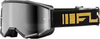 Fly Racing Youth Zone Goggles Black/Gold W/ Silver Mirror Smoke Lens – Mx Off‑Road 1