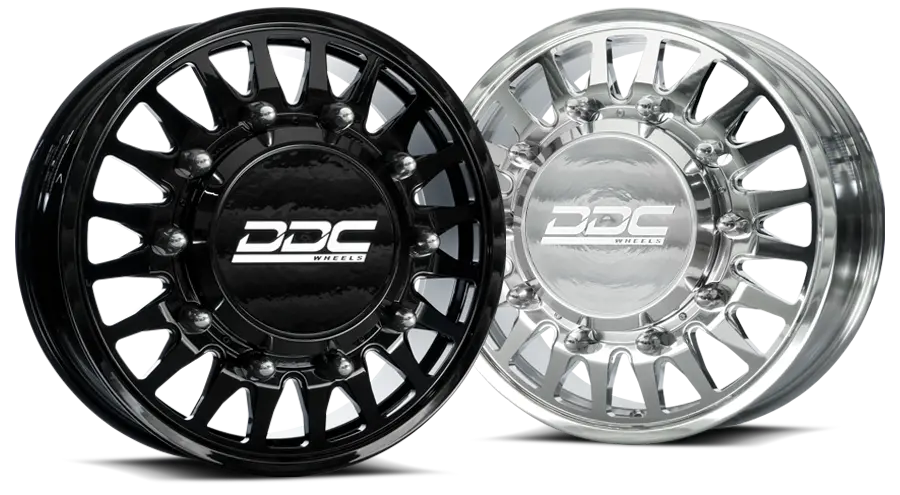 Ddc | Dually Wheels The Spoke Forged 22X8.25 8X200 Gloss Black 05-25 Ford F-350 11-14 Ford F-450 19-25 Dodge Ram 3500 1