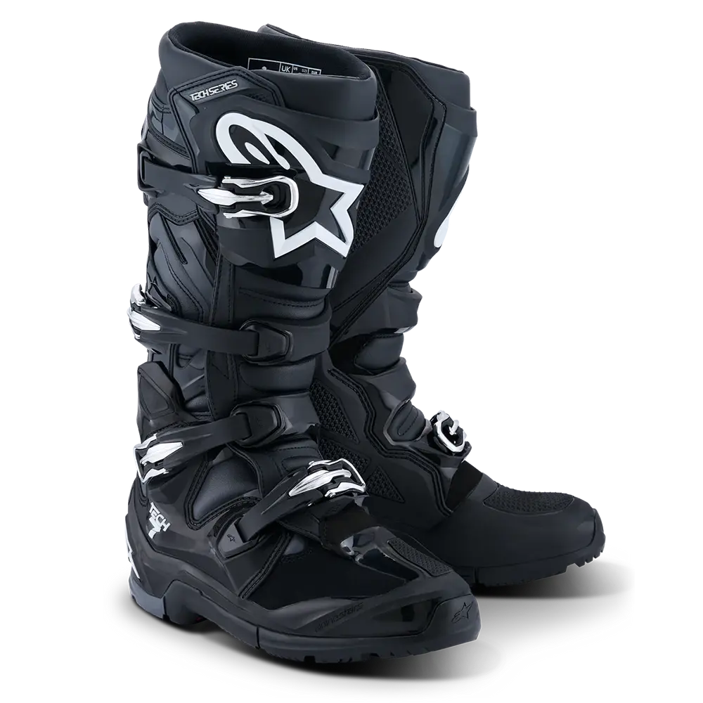 2026 Alpinestars Tech 7 Enduro Boots (Black Anthracite White) 1