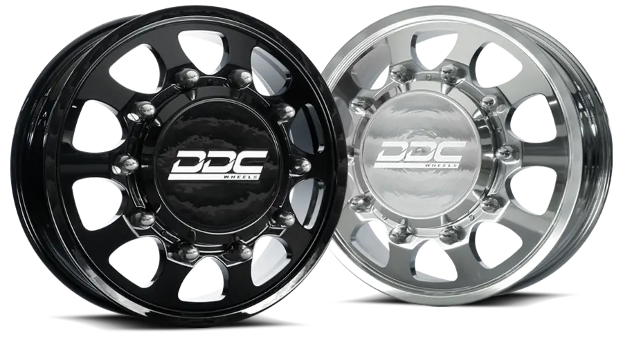 Ddc | Dually Wheels The Shield 22X8.25 8X210 Polished 11-25 Silverado / Sierra 3500 1