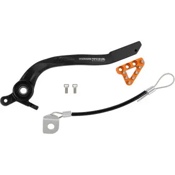 Moose Racing Hammerhead Orange Brake Pedal For Ktm 125–500 Exc/Xc/Sx – Cnc Adjustable – Usa Made 1