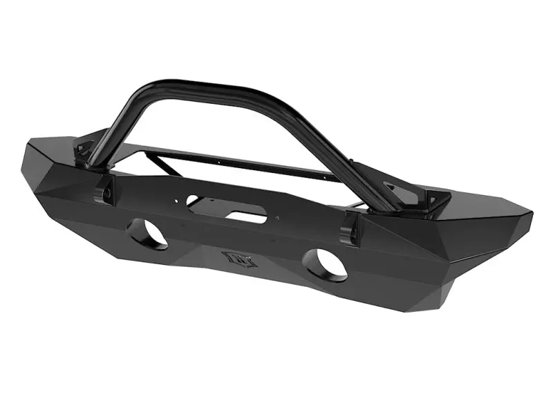 Icon 07-18 Jeep Wrangler Jk Pro Series Mid Width Front Recessed Winch Bumper W/Bar/Tabs 2