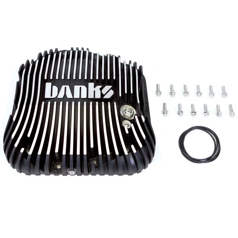 Banks Power | 1985-2016 Ford F250/ F350 / 2017-2022 Ford F250 10.25In 12 Bolt Black Milled Differential Cover Kit 1