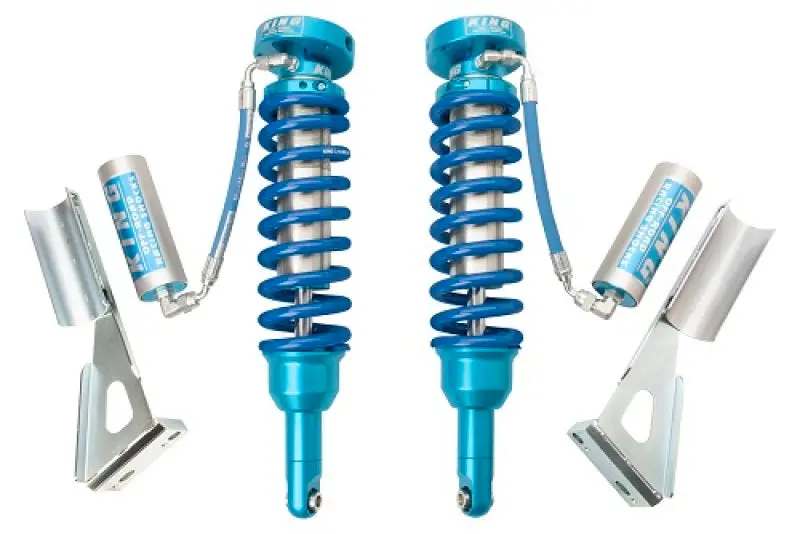 King Shocks | 2005-2023 Toyota Tacoma - 6 Lug - Front 2.5 Remote Reservoir Coilover - Pair 1