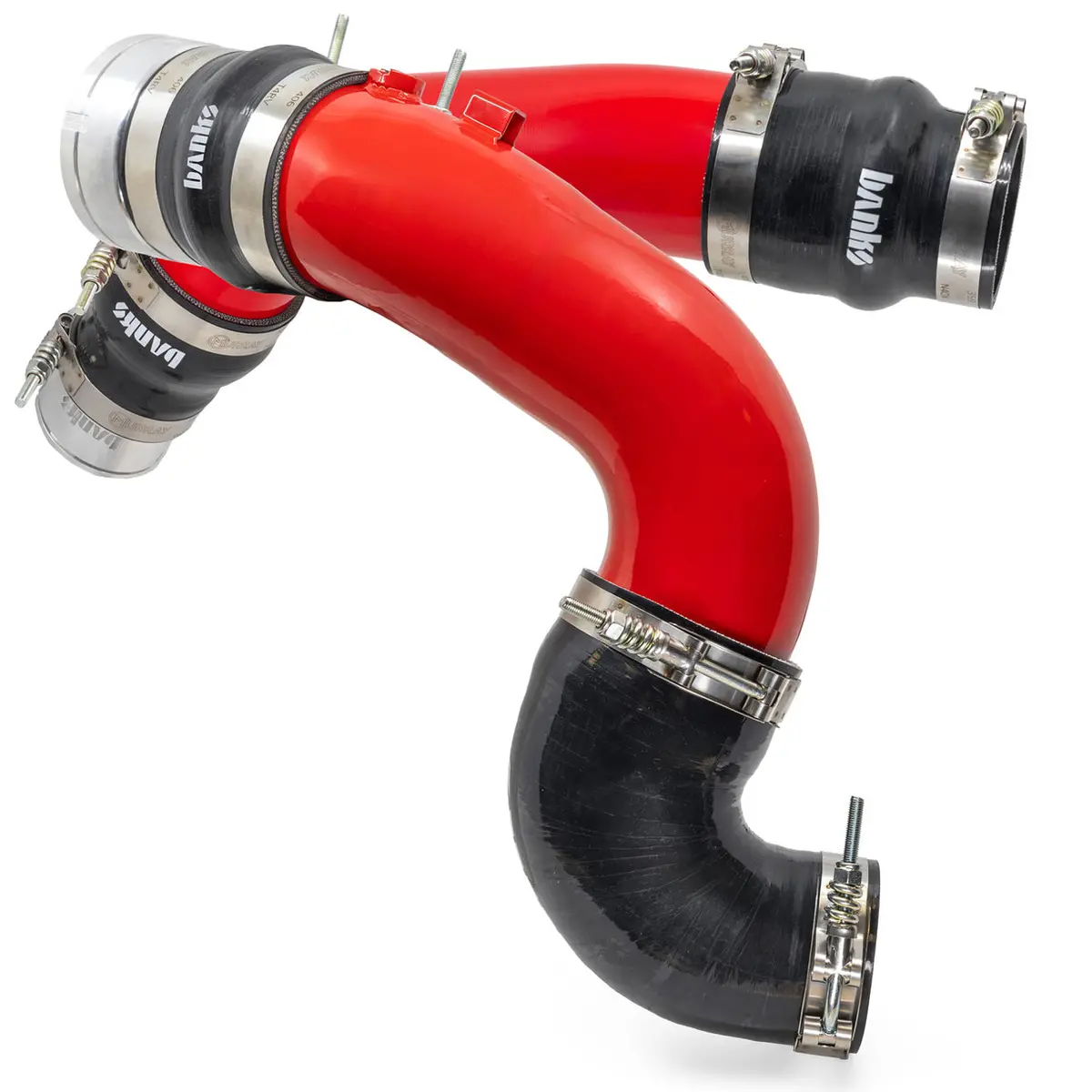 Banks Power | 2017-2026 Ford Super Duty 6.7L Power Stroke Pickup Standard Output Boost Tube Kit - Red 1