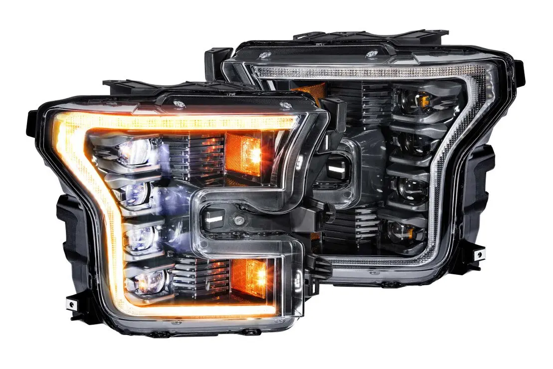 Morimoto | 2016-2020 Ford Raptor Xb Led Headlights - Amber Drl 1