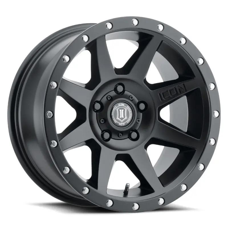Icon Rebound 17X8.5 5X4.5 0Mm Offset 4.75In Bs 71.5Mm Bore Satin Black Wheel 1
