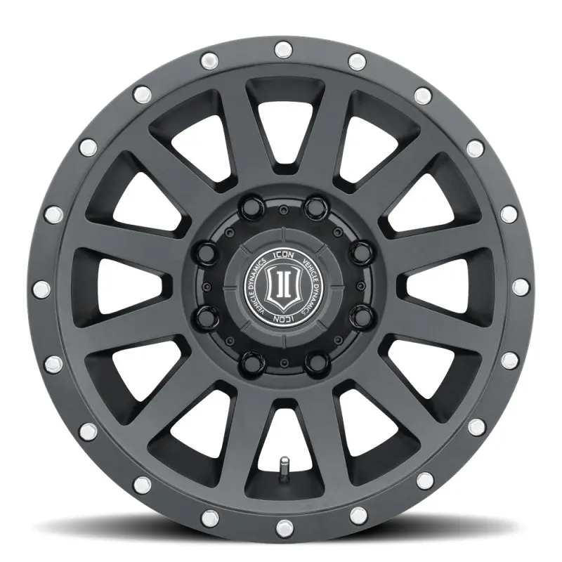 Icon Alloys Compression Hd Sat Black - 18X9/8X180/12Mm/5.5In Bs 2