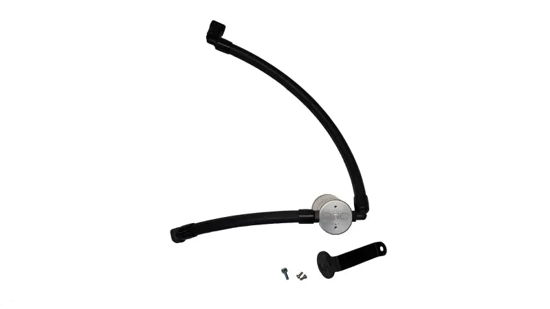 J&L | 2021-2025 Ford Bronco 2.7L Ecoboost Oil Separator 3.0 Passenger Side- Clear Anodized 1