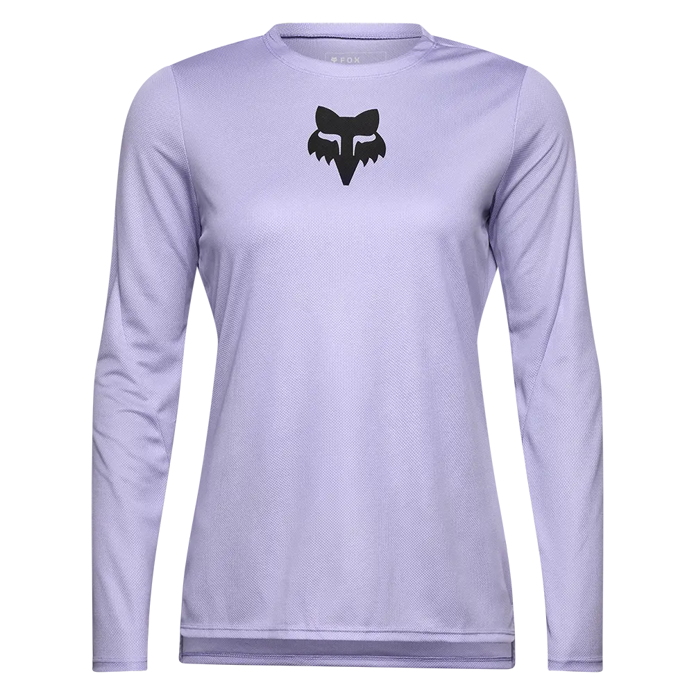 Fox Women's Ranger Head Ls Mtb Jersey (Lilac) 1