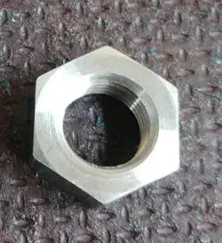 Bulkhead Lock Nut 3/8" Unf 1