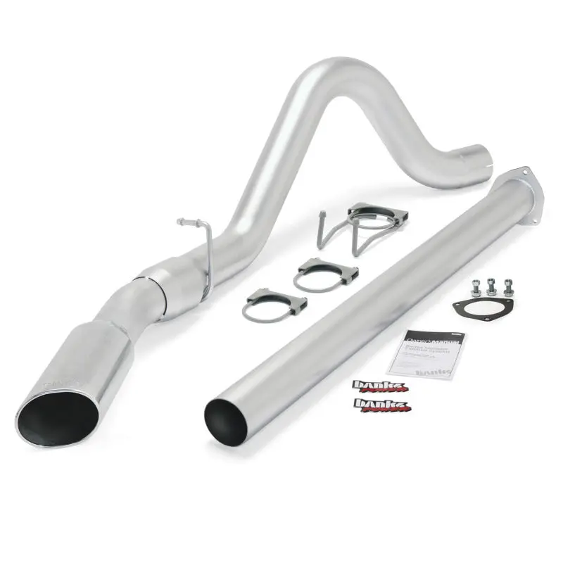 Banks Power 11-13 Ford 6.7L F250-350 Monster Exh Sys - Ss Single Exh W/ Chrome Tip *Discontinued* 1