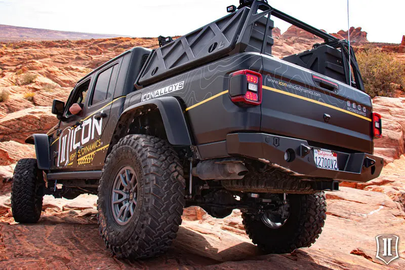 Icon 2020+ Jeep Gladiator Jt Pro-Series Rear Bumper 2