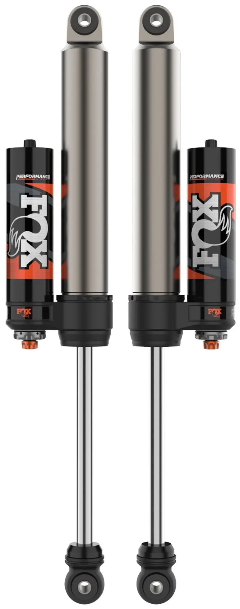Fox | 2013+ Dodge Ram 3500 Srw 2.5 Performance Elite Series Smooth Body Reservoir Rear Shock Pair With Dsc Adjuster | 4-6 Inch Lift 1