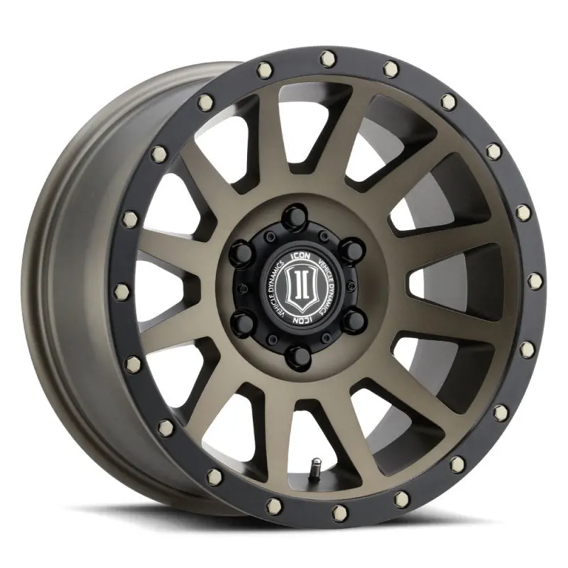 Icon Compression 17X8.5 5X5 -6Mm Offset 4.5In Bs 71.5Mm Bore Bronze Wheel 1