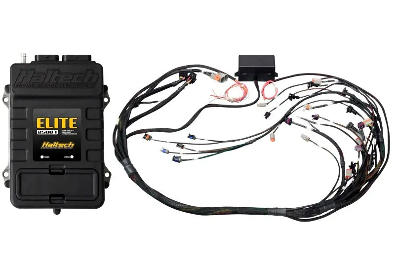 Haltech Gm Gen Iv Lsx (Ls2/Ls3) Dbw Ready Elite 2500 T Terminated Harn Ecu Kit W/Ev1 Inj Connectors 1
