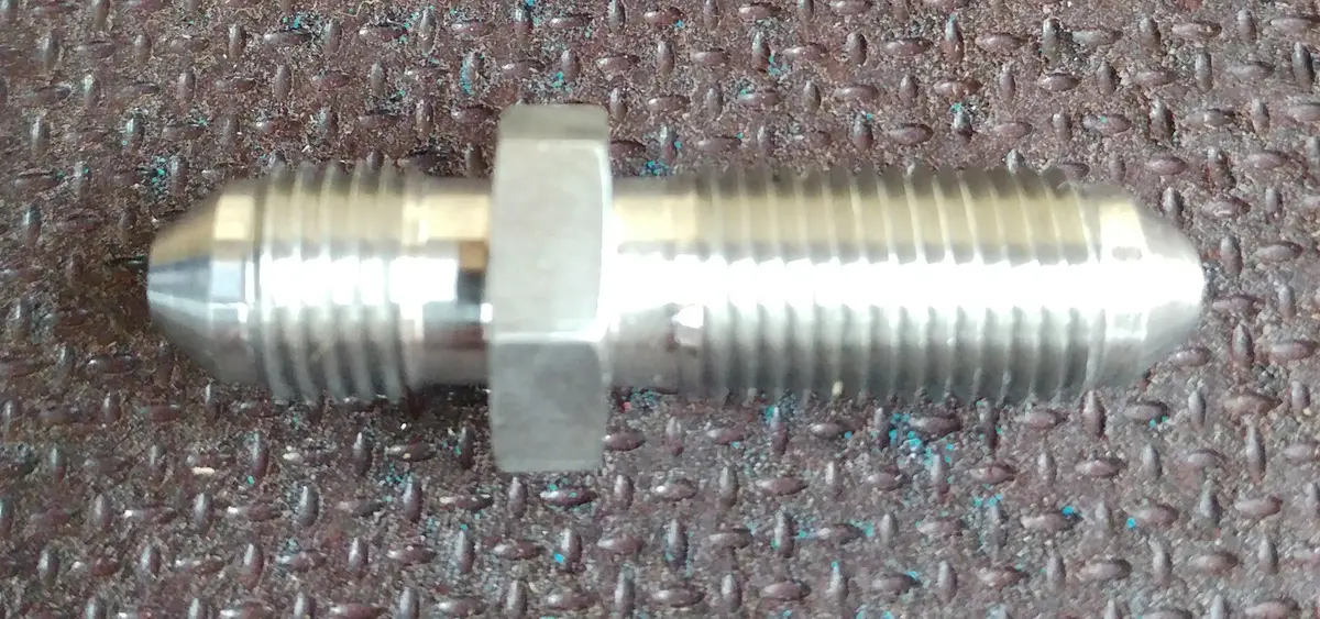 Stainless Steel Bulkhead Brake Fitting 3/8" Unf -3 1