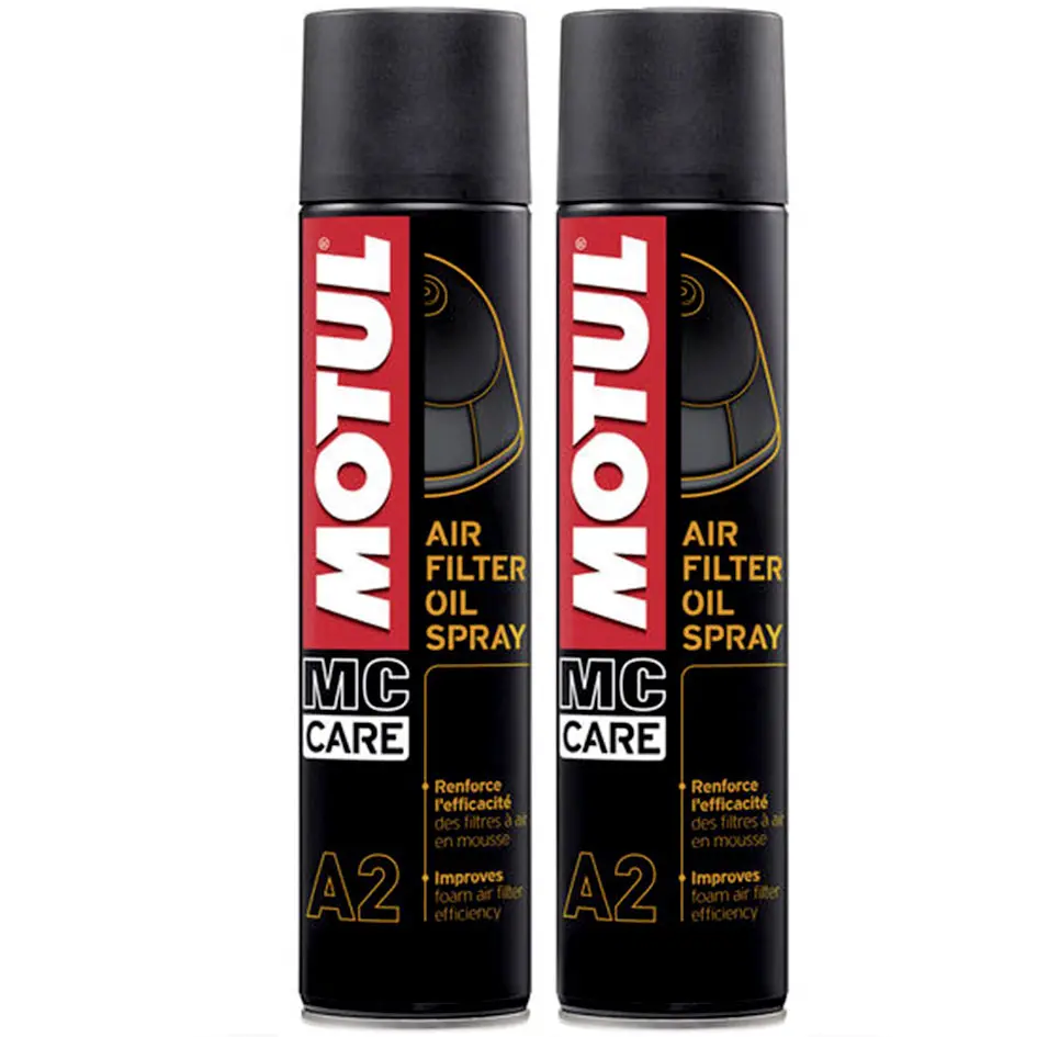 *Multi-Pack* 2 X Motul Air Filter Oil Spray (400Ml) 1