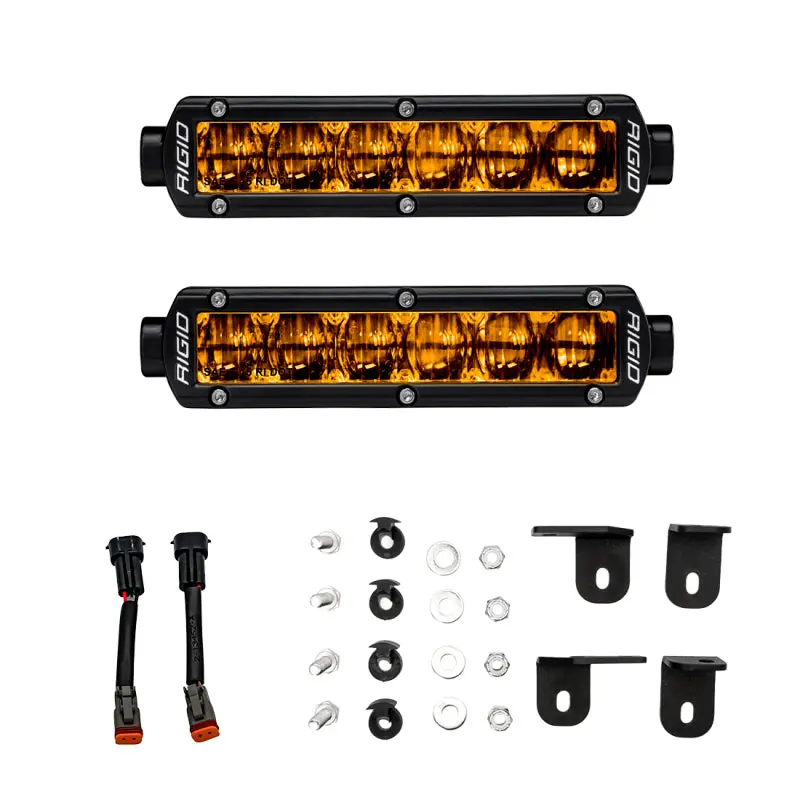 Rigid Industries | 2022+ Toyota Tundra 6 Inch Sr-Series Selective Yellow Fog Light Kit 1