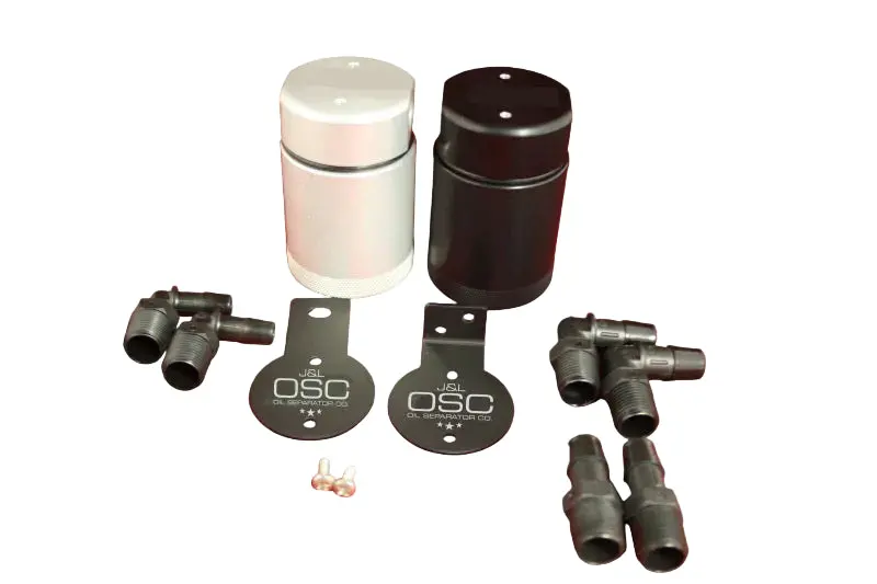 J&L | Universal Oil Separator 3.0 Base Kit - Black Anodized 1