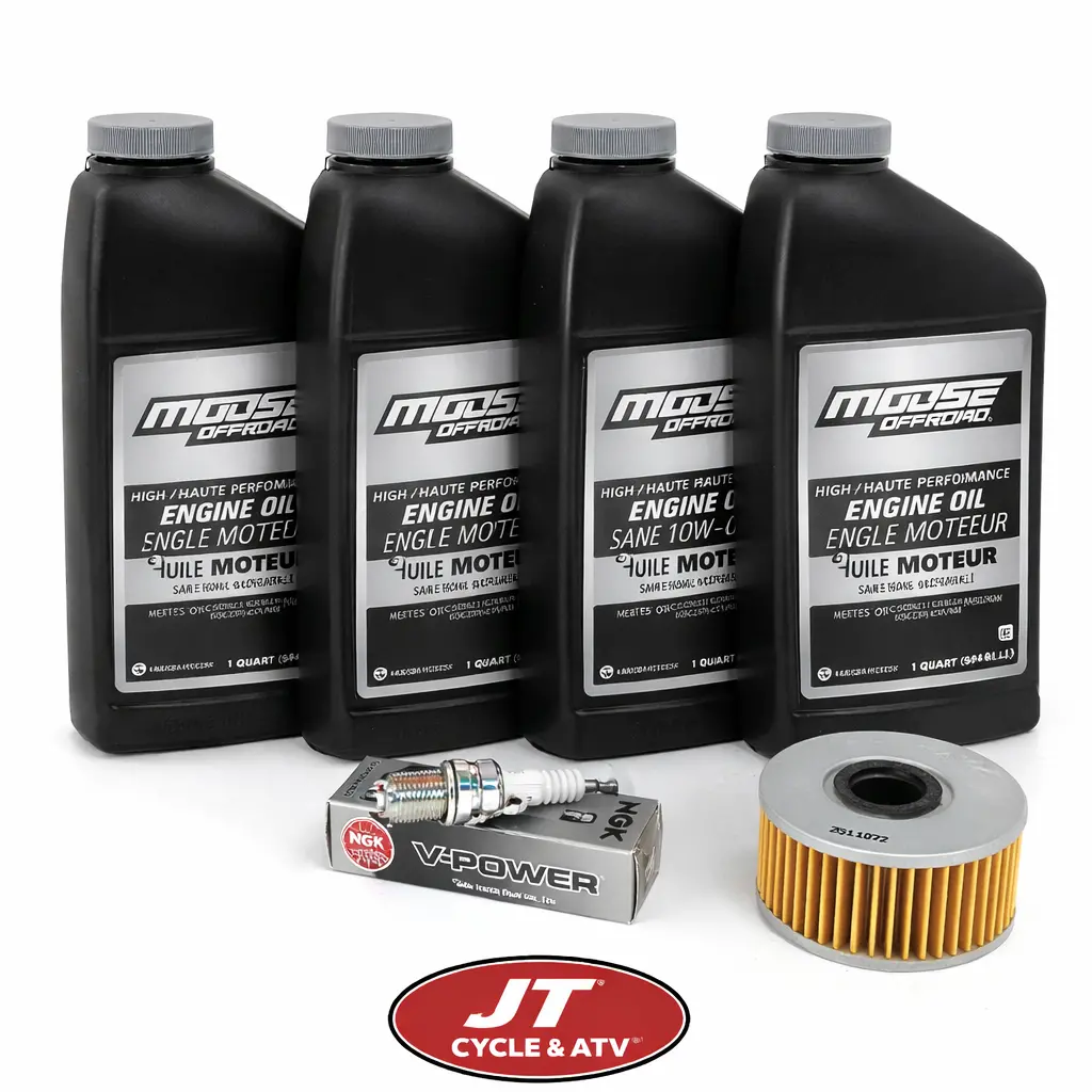 Honda Trx 420 Rancher Fa/At Automatic Oil Change Tune Up Kit – Moose Offroad + Ngk + Filter 1