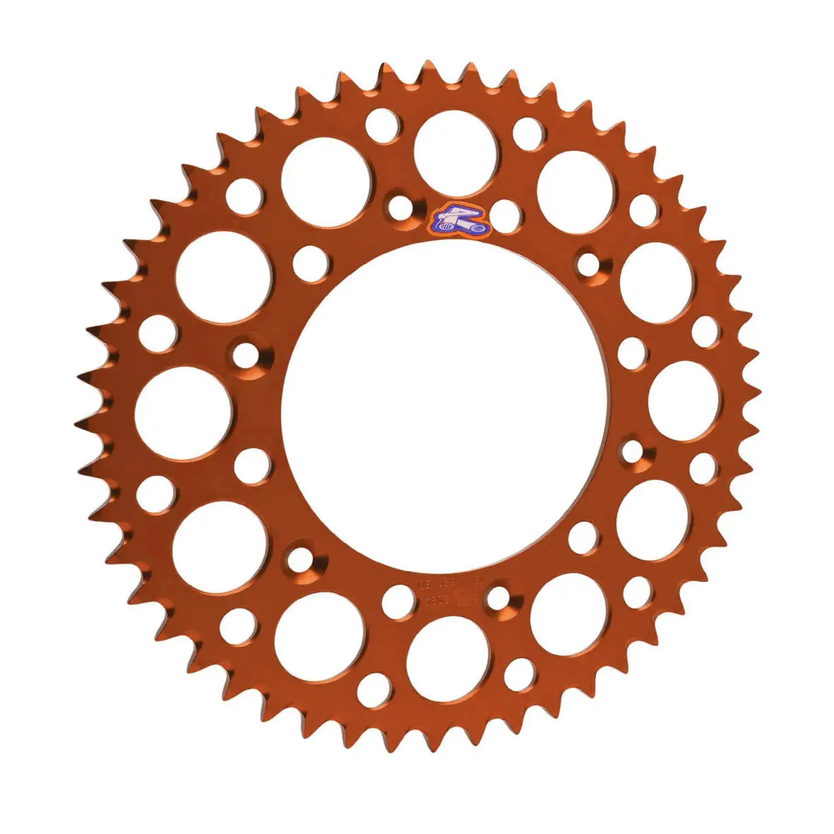 441U-428-50Gpor Renthal Ultralight 50 Tooth 200Mm Rear Sprocket - Ktm/Husq (Orange) 1