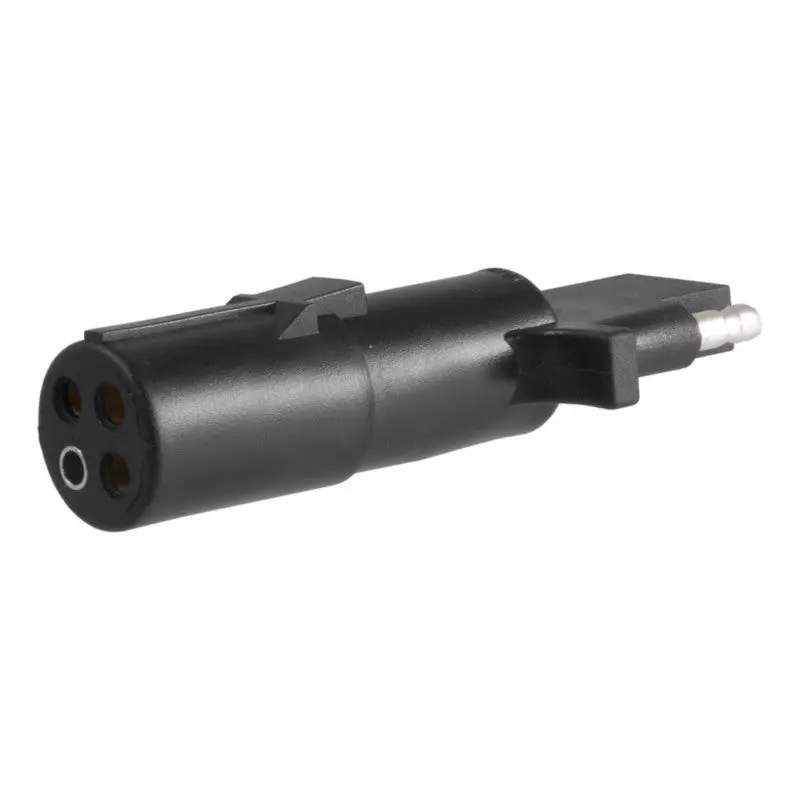 Curt 4-Way Round-To-Flat Electrical Adapter – Vehicle To Trailer Wiring Converter 1