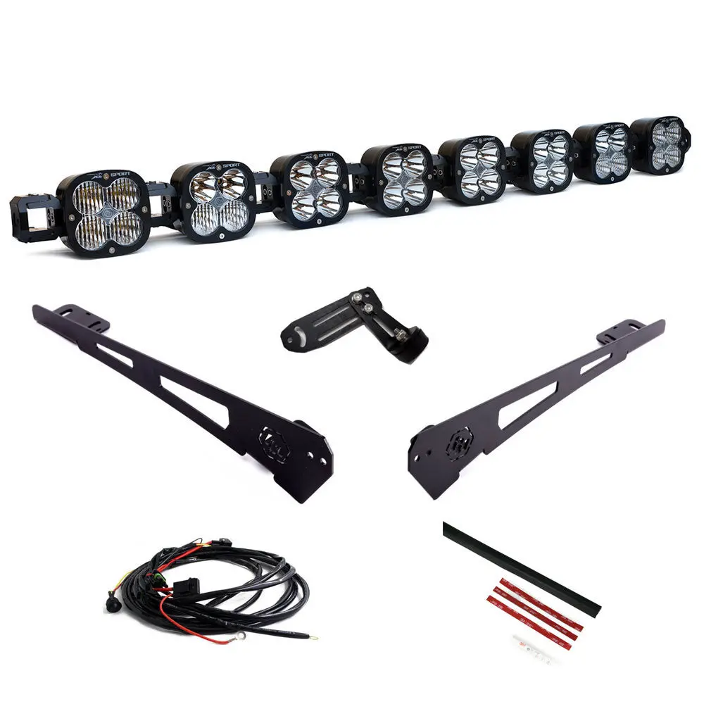 Baja Designs | 2024-2026 Toyota Tacoma Multi-Pattern 8 Xl Pro Linkable Clear Led Light Bar Roof Kit 1