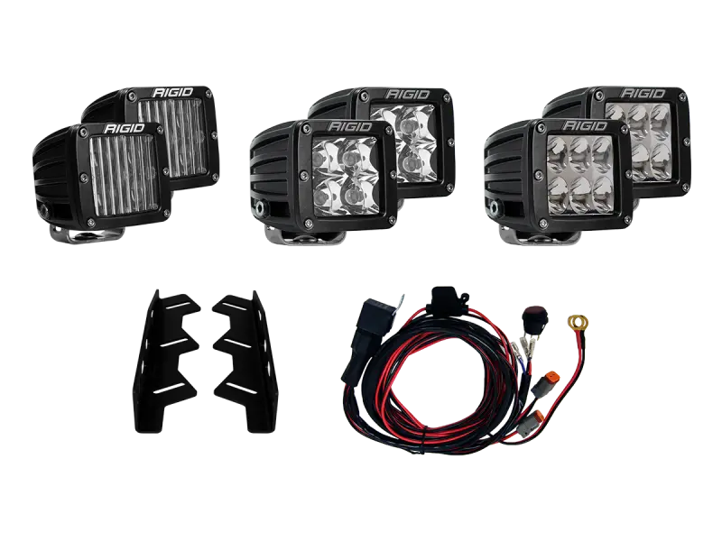 Rigid Industries | 2017-2020 Ford Raptor - Fog Light Kit - Mounts 6 D-Series 1