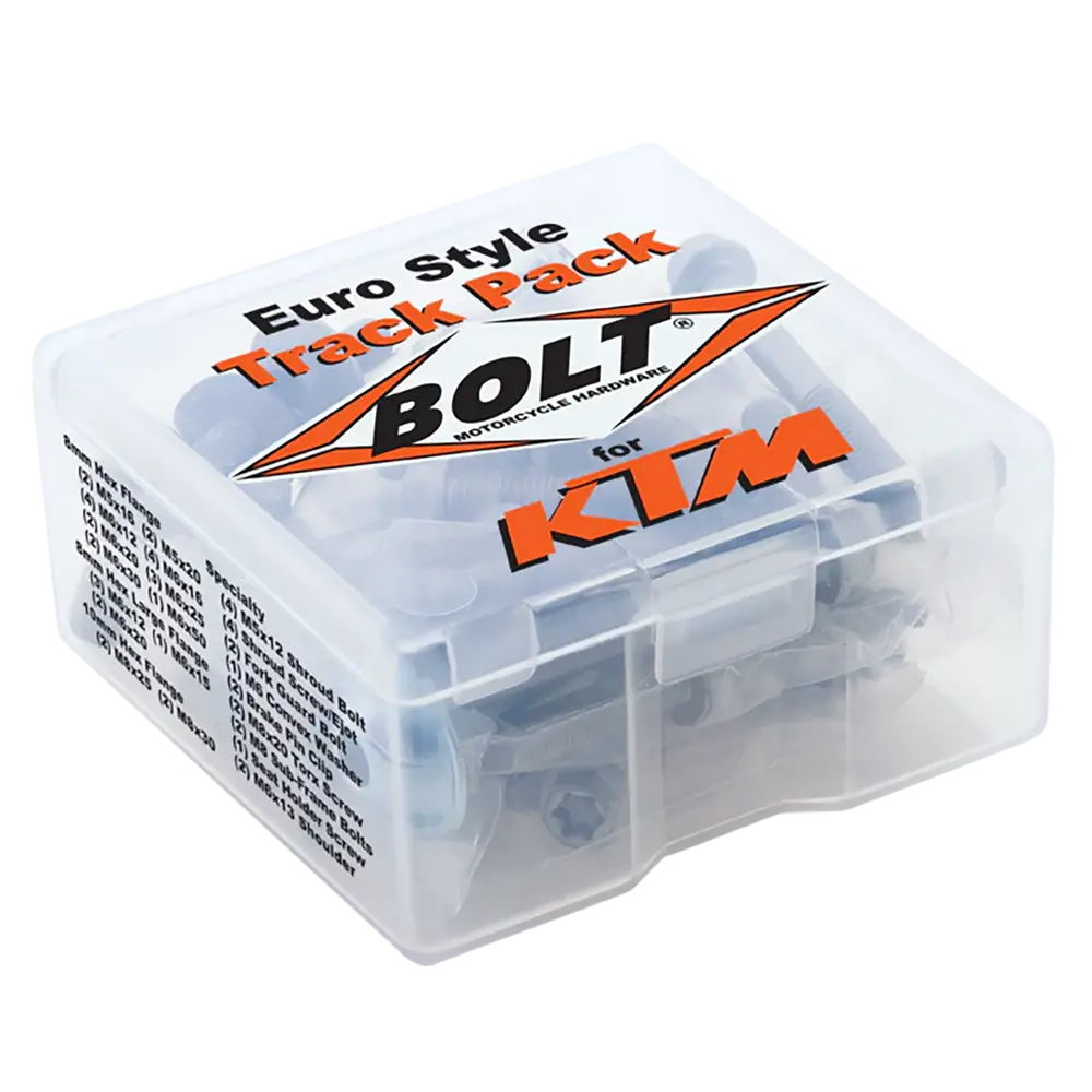 Bolt Motorcycle Hardware Euro Style Track Pack-Bt-2004-6Eu 1