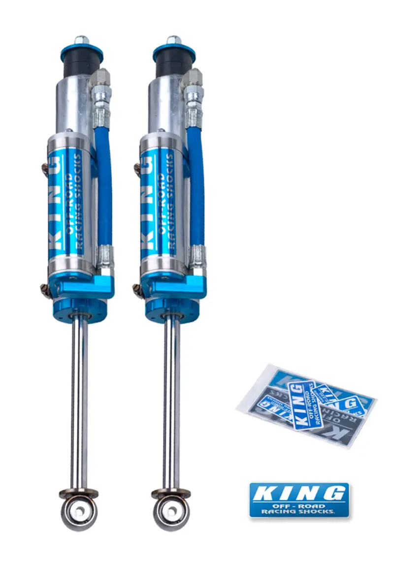 King Shocks | 1997-2006 Jeep Wrangler Tj Front 2.5 Piggy Hose Reservoir Shock 0-2 Inch Lift - Pair 1
