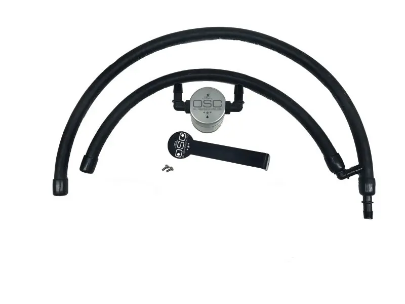 J&L | 2009-2018 Dodge Ram 1500 Classic 5.7L Passenger Side Oil Separator 3.0 - Clear Anodized 1