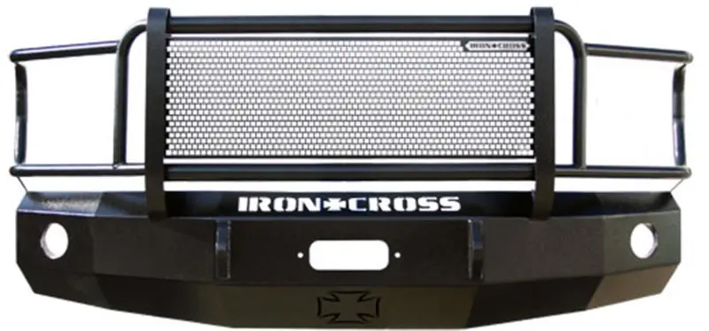 Iron Cross Heavy-Duty Grill Guard – Primer-Finished Front Bumper For 2010–2018 Ram 2500/3500 (Excludes Power Wagon) 1