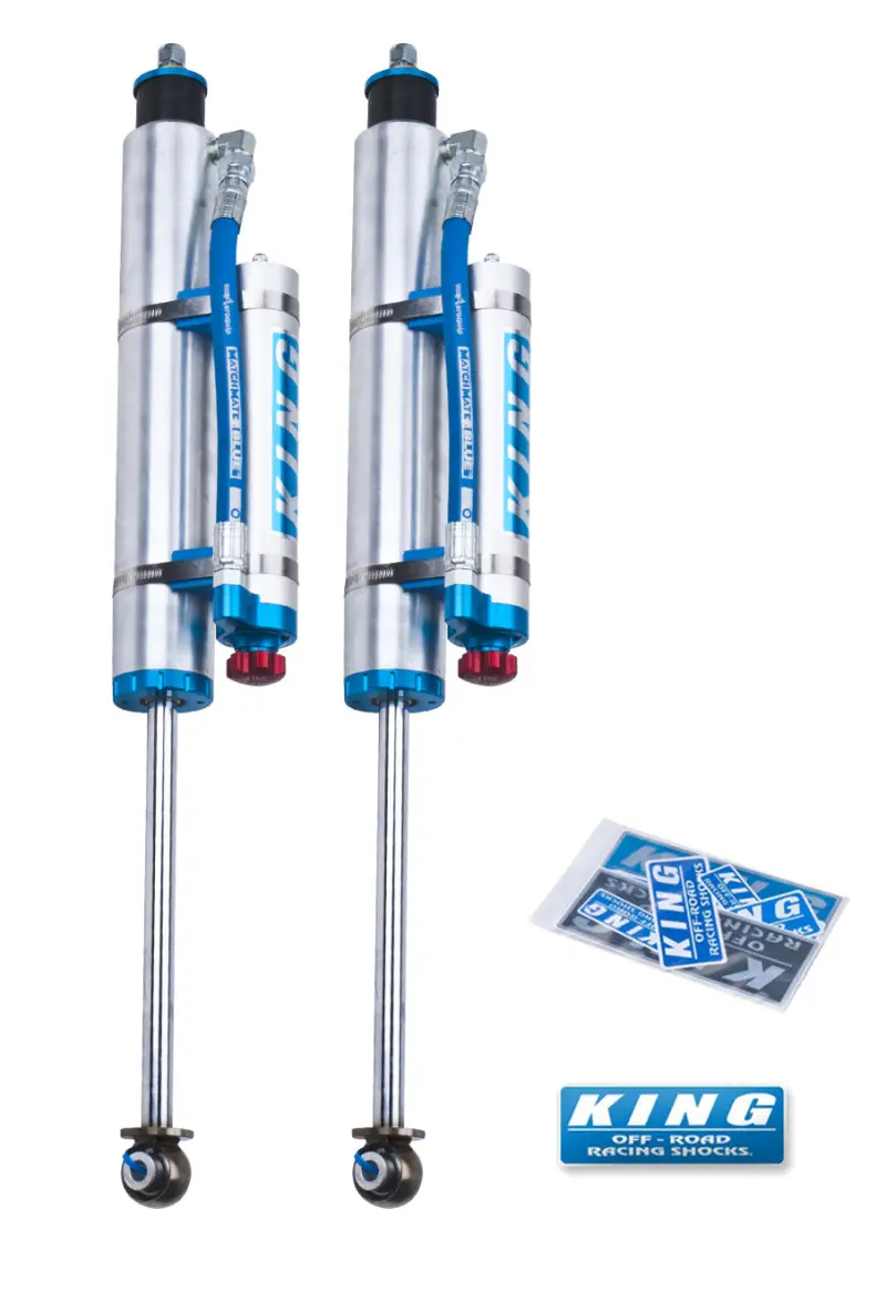 King Shocks | 1997-2006 Jeep Wrangler Tj Front 2.5 Piggy Hose Reservoir Shock 6 Inch Lift With Adjuster - Pair 1