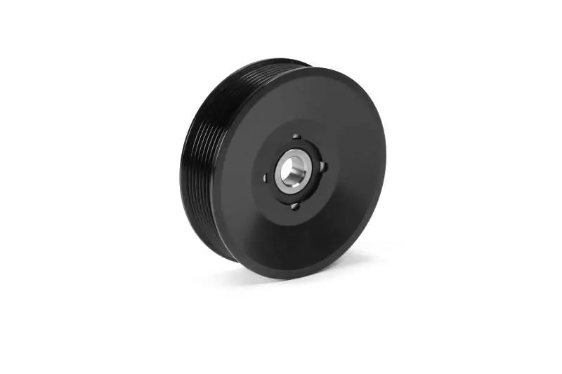 Fleece | 2003-2018 Dodge Ram 2500 / 3500 Cummins Upper Fan Pulley Idler (Black Finish) 1