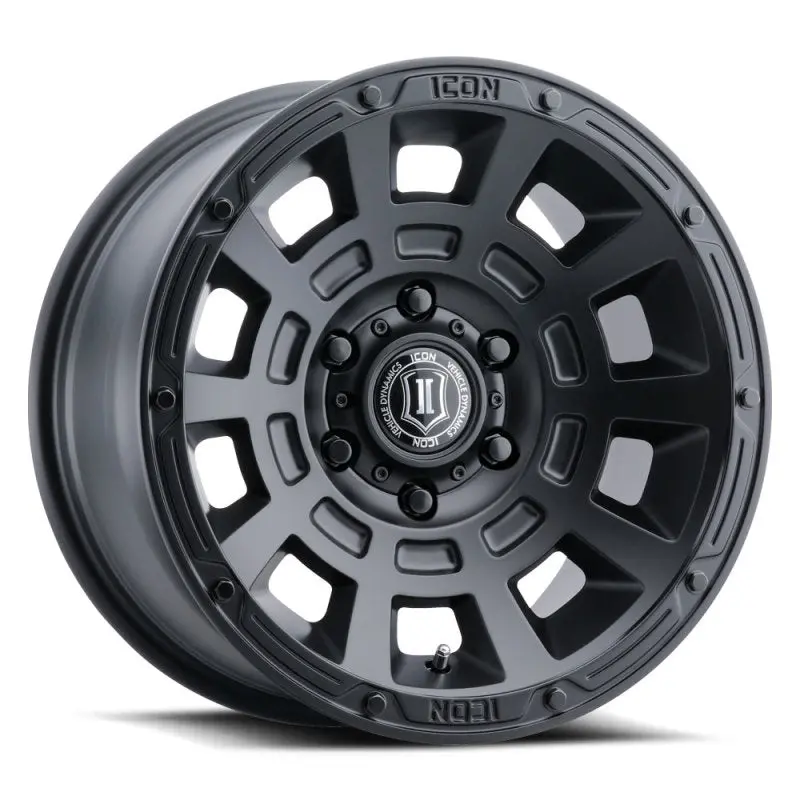Icon Thrust 17X8.5 5X4.5 0Mm Offset 4.75In Bs Satin Black Wheel 1