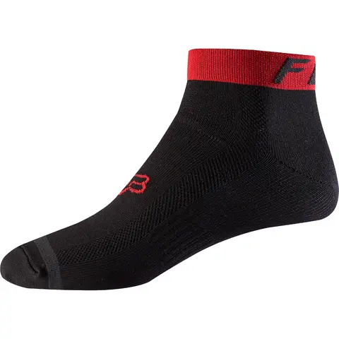 Fox 4" Logo Trail Socks (Red Black) 1