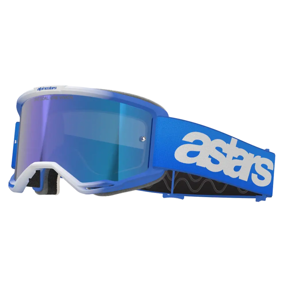 Alpinestars Vision 5 Blaze Goggles - Blue (Mirror Blue Lens) 1
