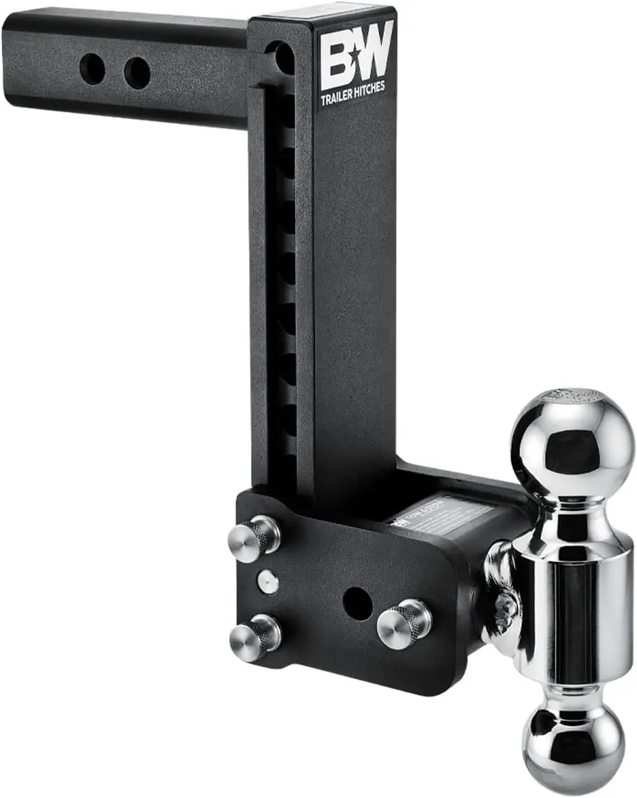 B&W Trailer Hitches Tow & Stow Adjustable Trailer Hitch Ball Mount - Ts10043b 1