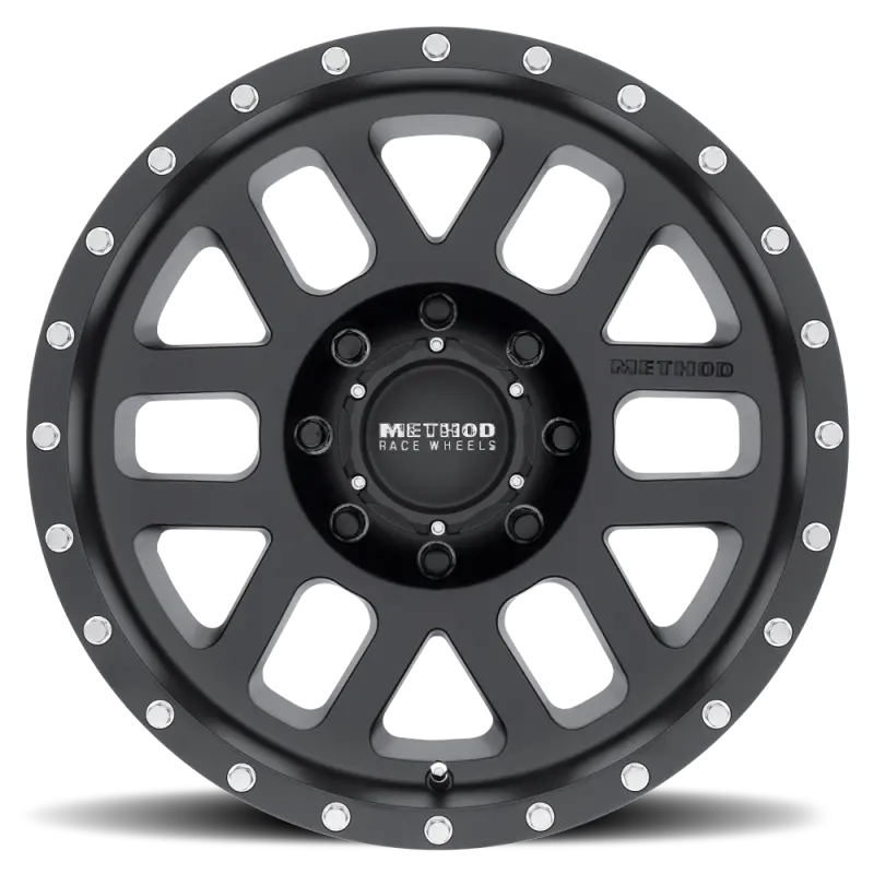 Method | Mr306 Mesh 18X9 +18Mm Offset 8X6.5 130.81Mm Cb Matte Black Wheel 1