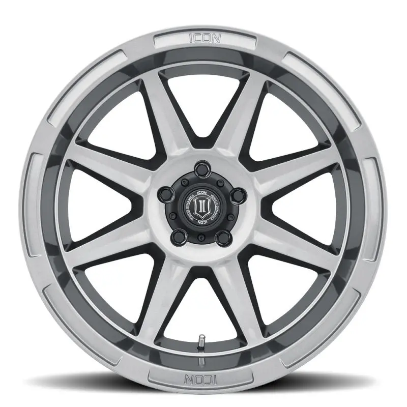 Icon Bandit 20X10 6X135 -24Mm 4.5In Bs 87.10Mm Bore Gun Metal Wheel 2