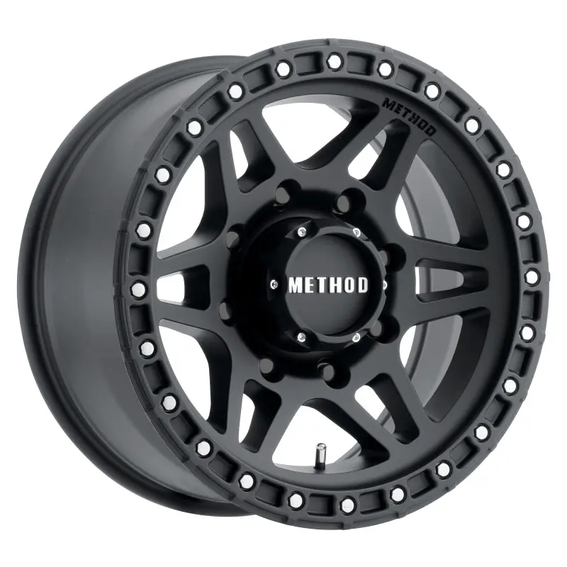 Method | Mr312 17X8.5 0Mm Offset 8X6.5 130.81Mm Cb Matte Black Wheel 1