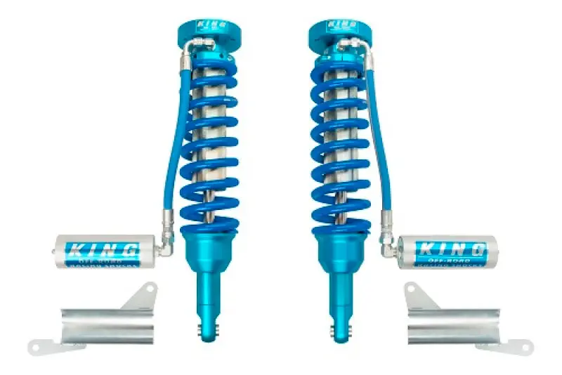 King Shocks | 2010-2024 Toyota 4Runner With Kdss Front 2.5 Remote Reservoir Extended Travel Coilover Shock Pair | 0-3 Inch Lift 1