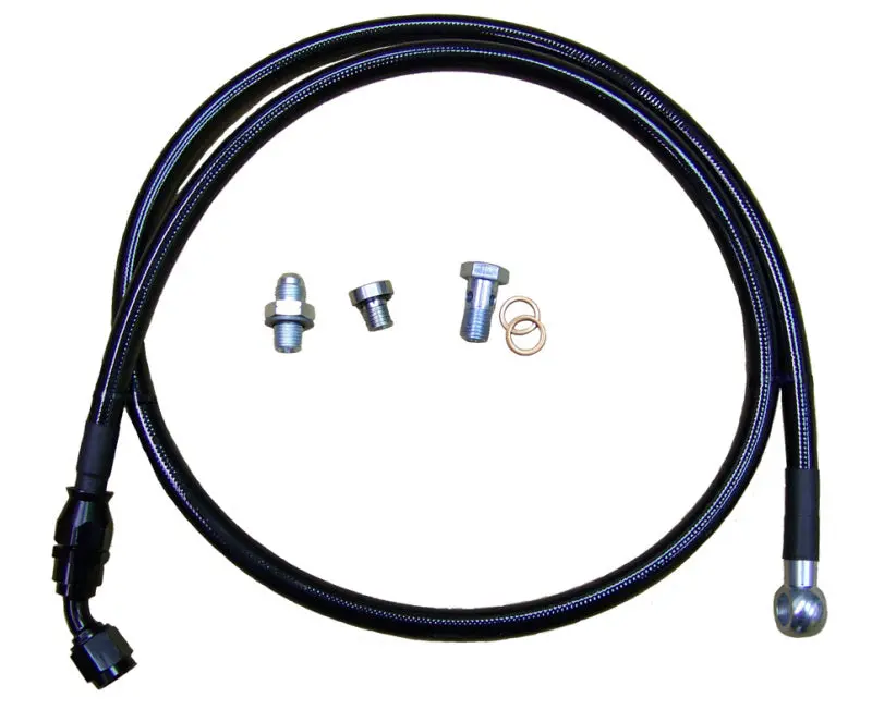 Fleece | 2004.5-2010 Gm Duramax Factory Style Garrett Vnt Turbocharger Remote Oil Feed Line Kit 1