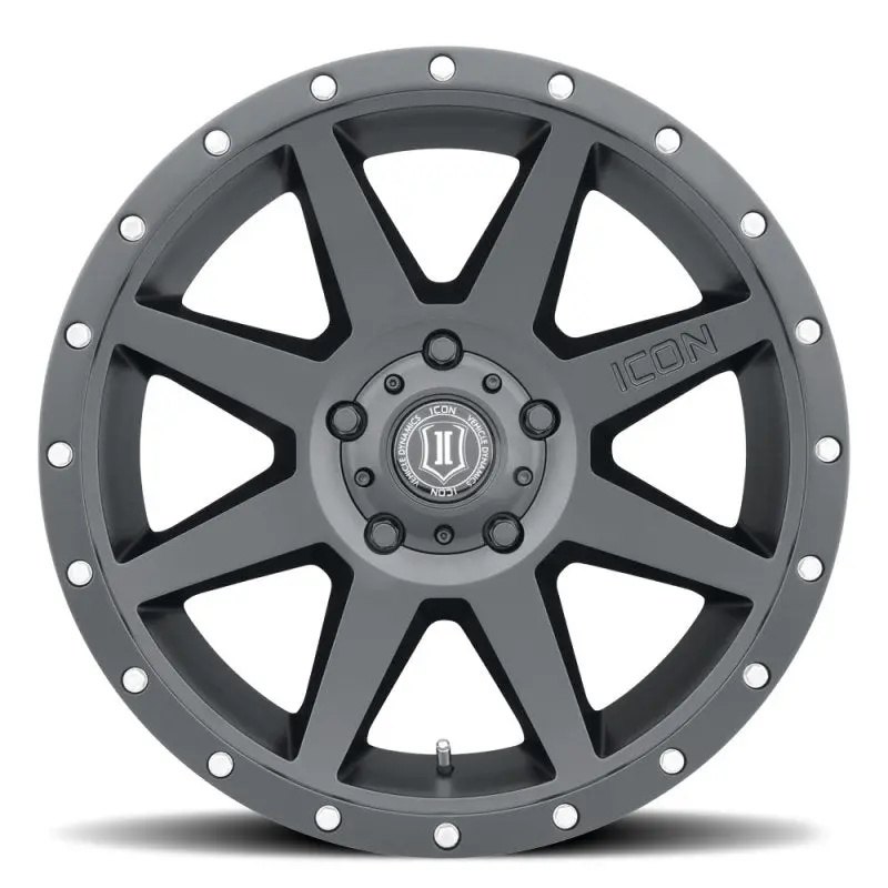 Icon Rebound 20X9 6X135 16Mm Offset 5.625In Bs Satin Black Wheel 2
