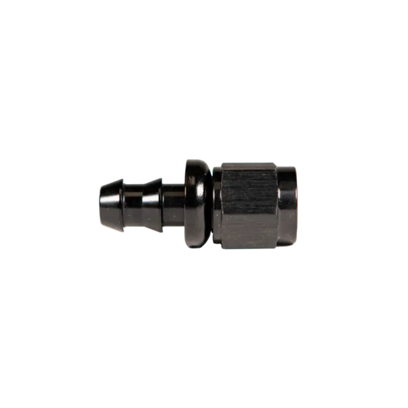 Fleece | Universal -8An Straight To Hose Barb - Black 1