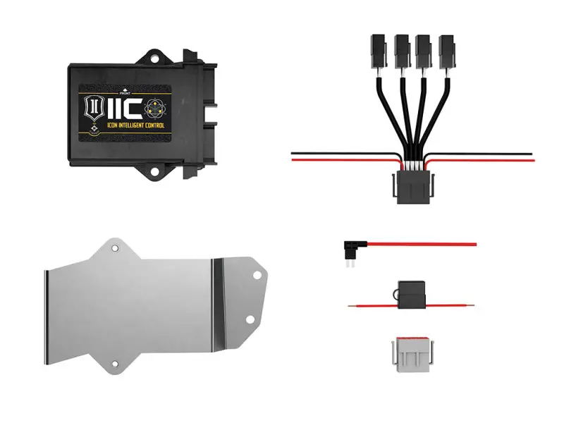 Icon 2018+ Jeep Wrangler Jl / 2020+ Jeep Gladiator Jt Intelligent Control Install Kit 1