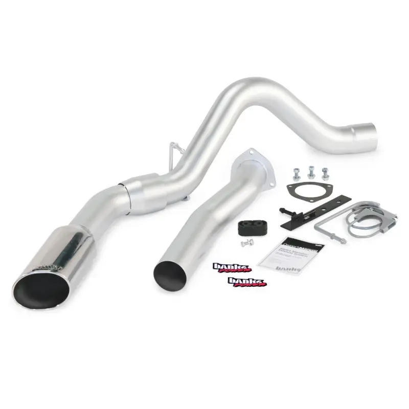Banks Power | 2007.5-2010 Gm 6.6L Duramax Ecsb-Cclb Monster Exhaust System - 4 Inch Ss Single Exhaust With Chrome Tip *Discontinued* 1